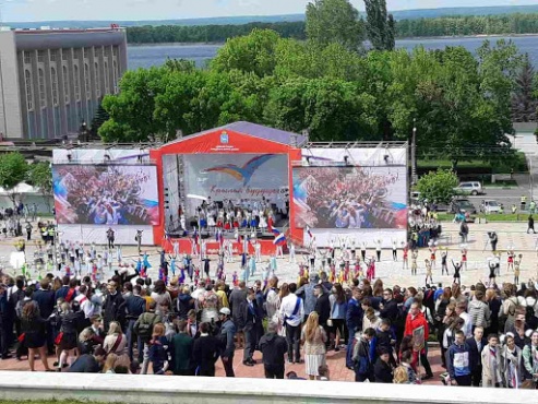 Последний звонок 24 мая 2019г. Площадь Славы