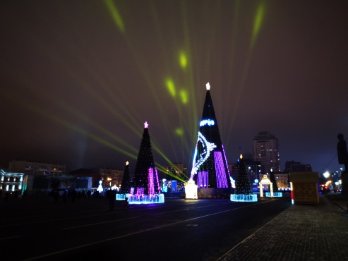 Новогодняя ночь 2020 Площадь Куйбышева