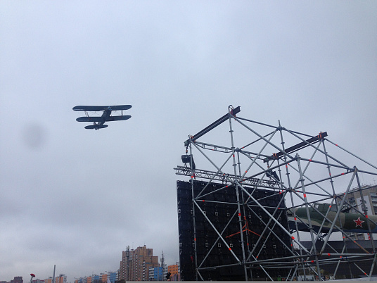 Официальное открытие памятника штурмовику Ил-2. 6 ноября 2017 