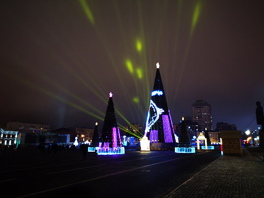 Новогодняя ночь 2020 Площадь Куйбышева